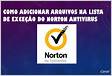 Como adicionar uma exceção Site para Norton Internet Securit